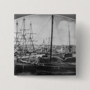 Whaling Port, New Bedford 15 Cm Square Badge