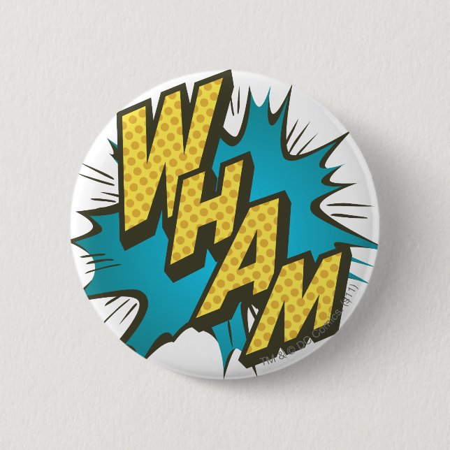 WHAM 2 6 CM ROUND BADGE (Front)