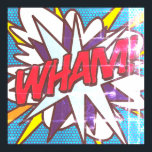 WHAM Fun Retro Comic Book Pop Art Poster<br><div class="desc">A fun,  cool and trendy retro comic book pop art-inspired design that puts the wham,  zap,  pow into your day. The perfect gift for superheroes,  your friends,  family or as a treat to yourself. Designed by ComicBookPop© at www.zazzle.com/comicbookpop*</div>