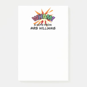 WHAM Personalised Fun Modern Post-it Notes