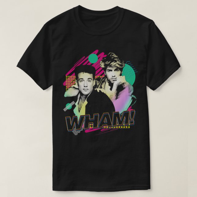 Wham  Young Guns  T-Shirt (Design Front)