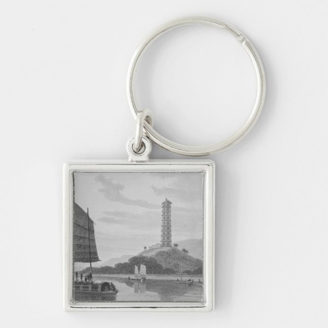 Whampoa Pagoda, 1810 Key Ring (Front)