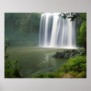 Whangarei Falls, Whangarei, Northland, New Poster