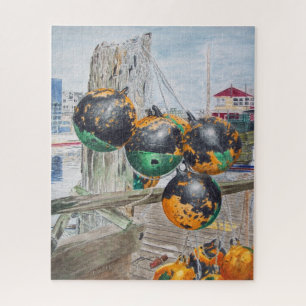 Wharf Bumpers Artwork Jigsaw Puzzle