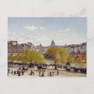 Wharf of Louvre, Paris - Claude Monet Postcard