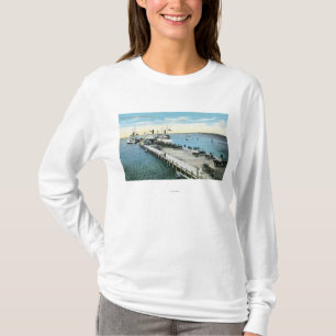 Wharf View at the New Harbour T-Shirt
