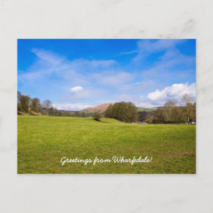 Wharfedale scenery postcard