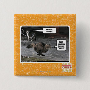 whassup, George? 15 Cm Square Badge