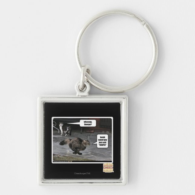 whassup, George? Key Ring (Front)