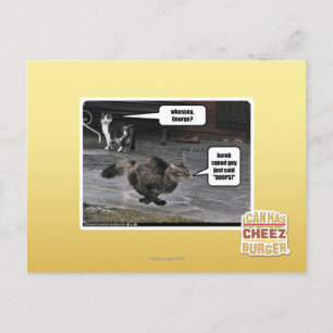 whassup, George? Postcard