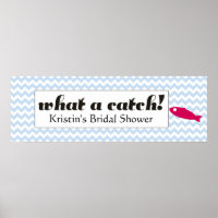 What a Catch Bridal Shower Banner