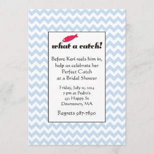 What a Catch Bridal Shower Invitations