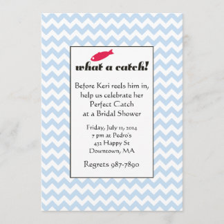 What a Catch Bridal Shower Invitations