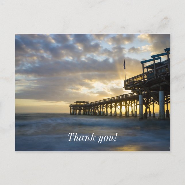 What A Cocoa Beach Morning Postcard (Front)