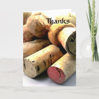 What a Corker Thanks Thank You Card