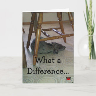 What a Difference A Year Makes!!!! Card