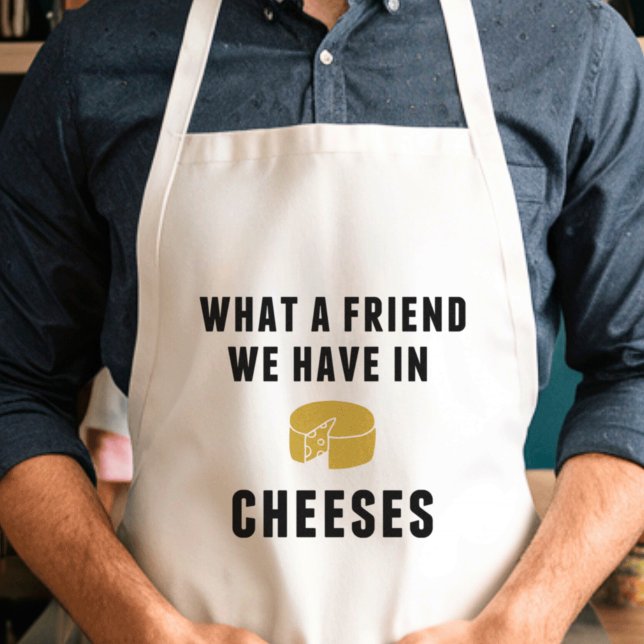 What a Friend We Have in Cheeses Standard Apron (Creator Uploaded)
