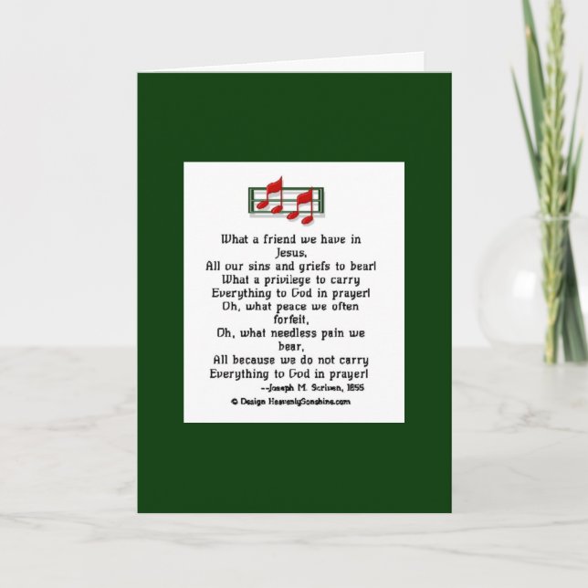 What a Friend we Have in Jesus Card (Front)