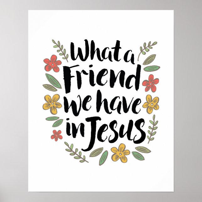 What a Friend we have in Jesus Print (Front)