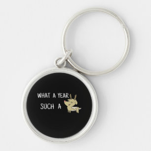 What A Fun Deer Moment Retro Style  Key Ring