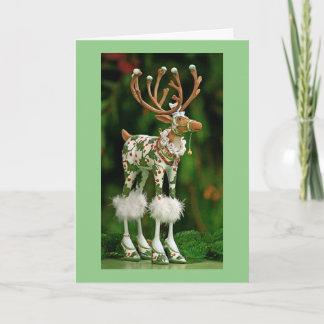 What a Funny Reindeer! Holiday Card