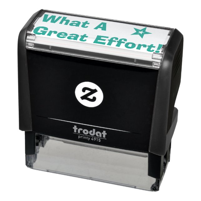 "What A Great Effort!" Instructor Rubber Stamp (Product)