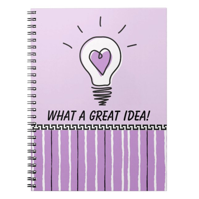What A Great Idea! - Notebook (Front)