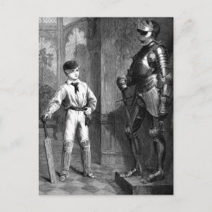 What a jolly wicketkeeper he would make holiday postcard