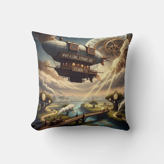 What A Long Strange Trip Cushion (Front)