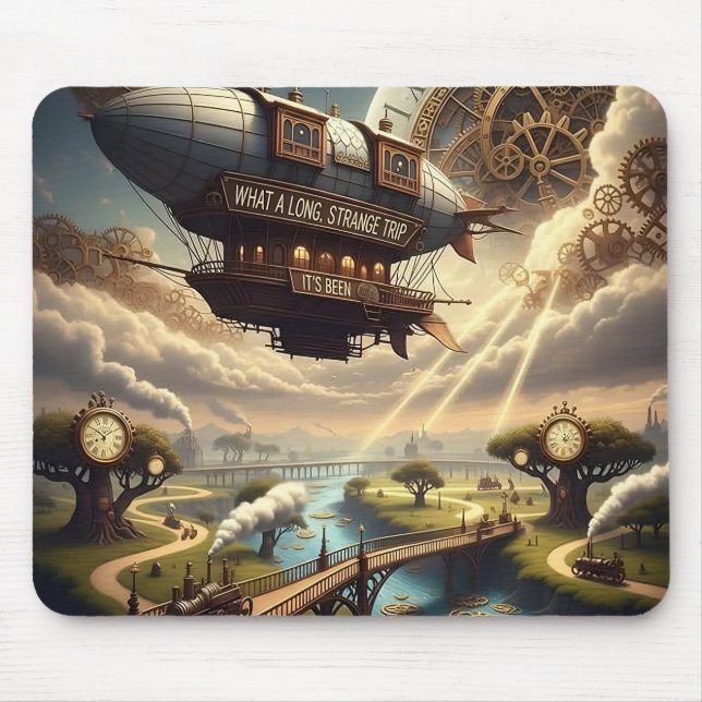 What A Long Strange Trip Mouse Pad (Front)