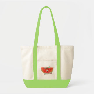 what a melon tote bag
