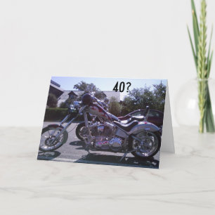 WHAT A RIDE IT HAS BEEN-40th BIRTHDAY Card