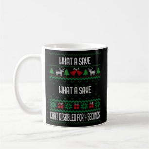 What A Save Chat Disabled Rocket Soccer Game Coffee Mug