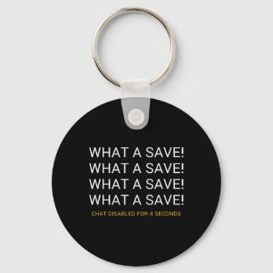 What A Save Chat Disabled Rocket Soccer Game  Key Ring