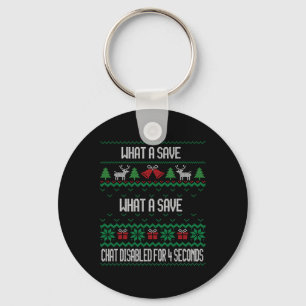 What A Save Chat Disabled Vintage Retro Rocket Soc Key Ring