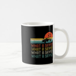 What A Save Vintage Retro Rocket Soccer Car Coffee Mug