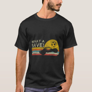 What A Save Vintage Retro Rocket Soccer Car League T-Shirt