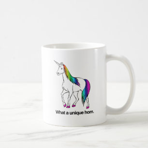 WHAT A UNIQUE HORN -.png Coffee Mug