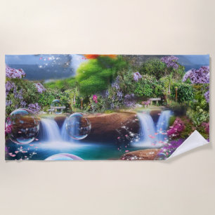 What a Wonderful World I live in Beach Towel