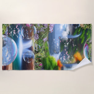 What a Wonderful World I live in Beach Towel