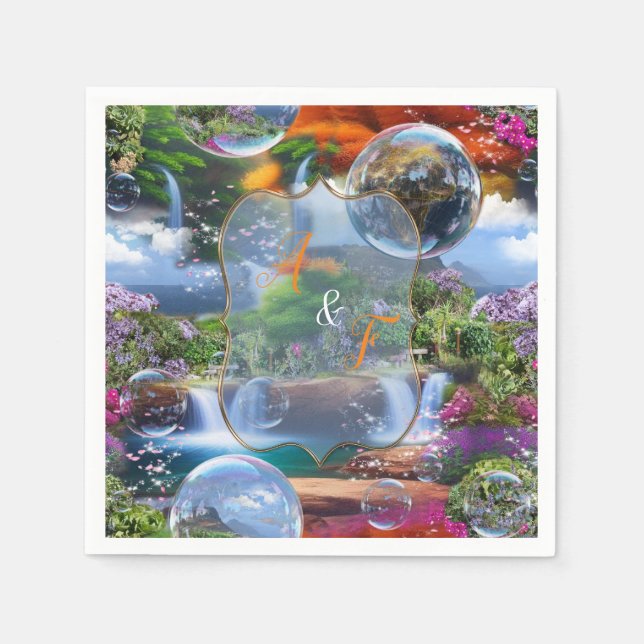 What a Wonderful World I live in Napkin (Front)