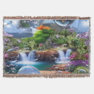 What a Wonderful World I live in Throw Blanket