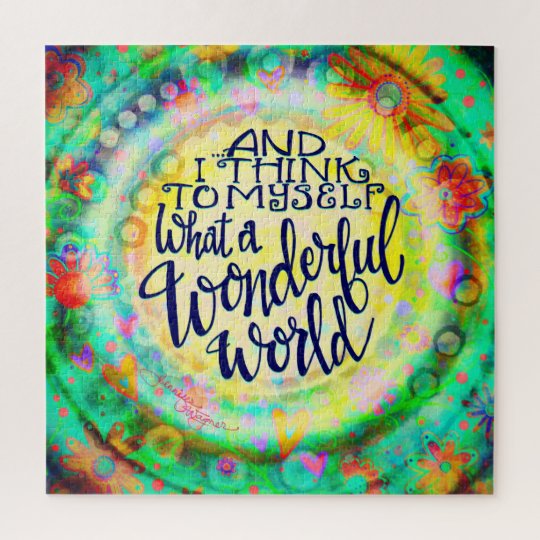 “What a Wonderful World” Inspirivity Jigsaw Puzzle