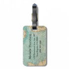 What A Wonderful World Luggage Tag - Vintage Map