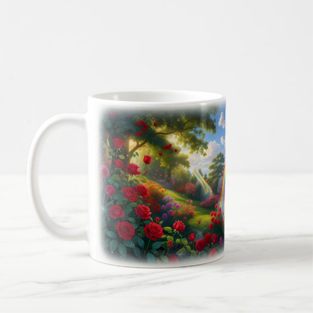 What a Wonderful World Rainbow Unity Mug (Left)