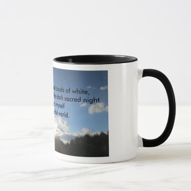 WHAT A WONDERFUL WORLD VERSE MUG (Right)
