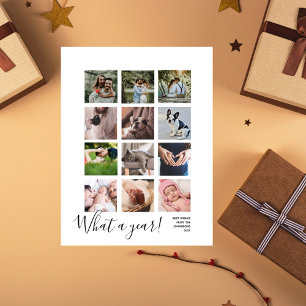 What a Year 12 Photo Christmas Personalised Holiday Postcard