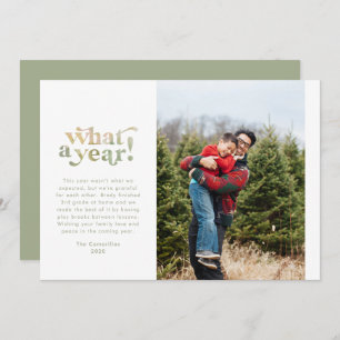 What a Year Challenging Year Holiday Card