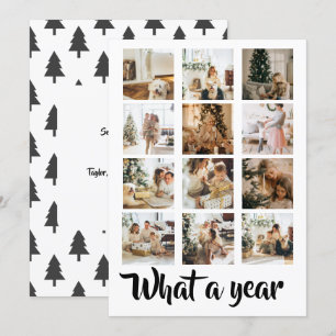 What a Year What Fun Photo Christmas Personalised Holiday Card