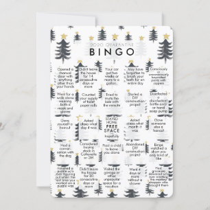 What A Year Wonderland Quarantine Bingo Christmas Holiday Card